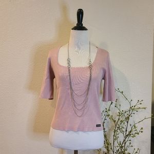 Calvin Klein Jeans Ribbed Top Size Medium